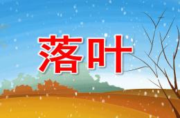 小班兒歌落葉PPT課件