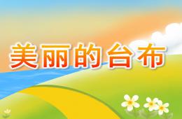 中班美術美麗的臺布PPT課件