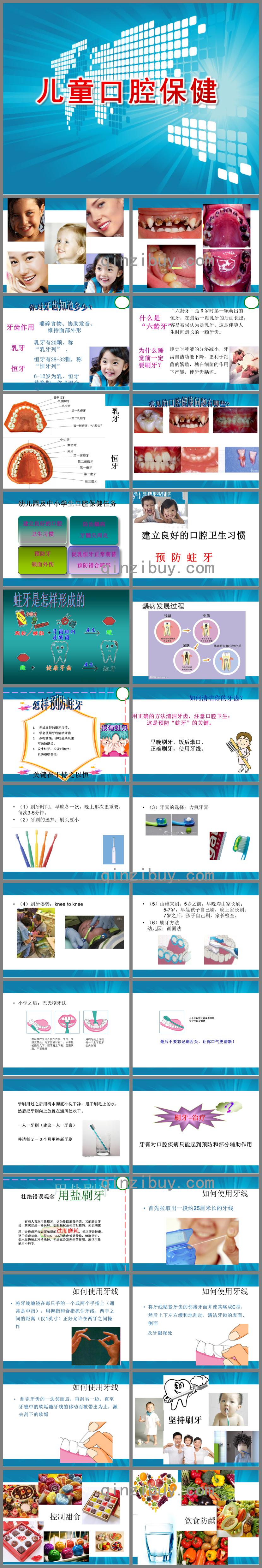 幼兒園兒童口腔保健及不良習慣PPT課件