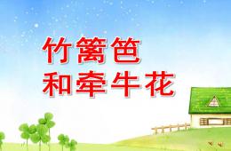 中班故事竹籬笆和牽牛花PPT課件配音音樂