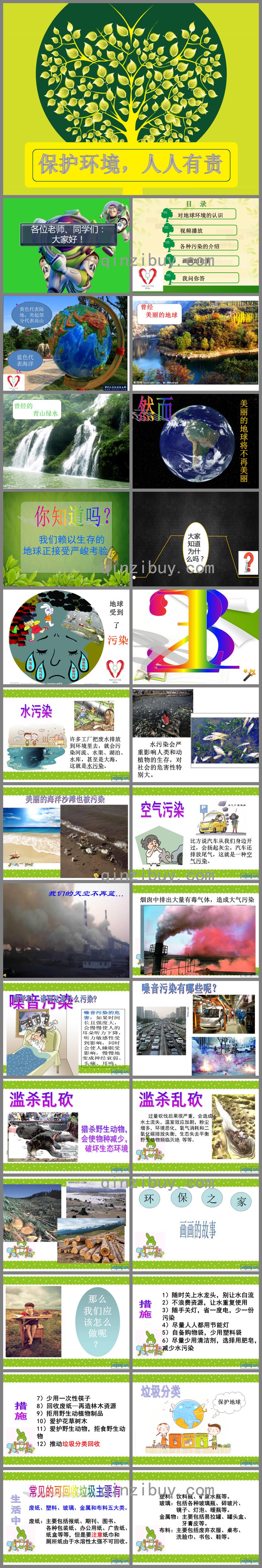 幼兒園環保PPT課件