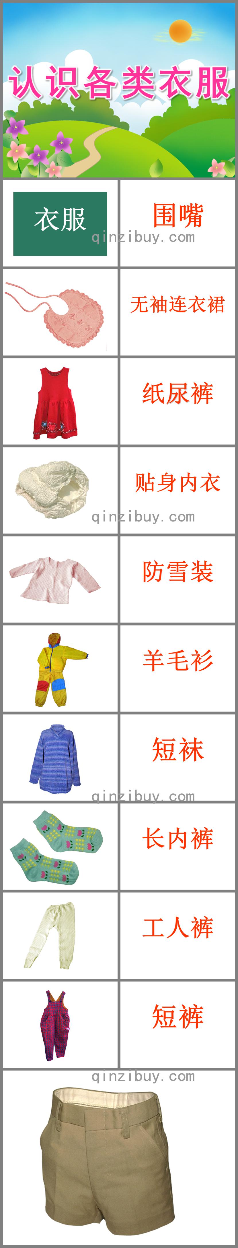 中班科學認識各類衣服PPT課件
