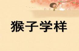 中班猴子學樣PPT課件