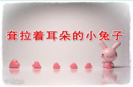 大班語言耷拉著耳朵的小兔子PPT課件