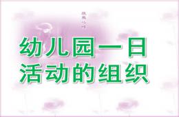 幼兒園一日活動的組織PPT課件