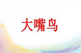 大班美術大嘴鳥PPT課件