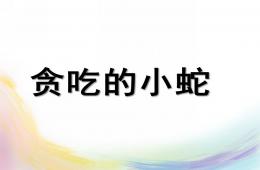 小班貪吃的小蛇PPT課件