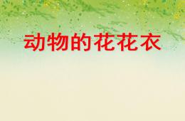 小班美術(shù)動(dòng)物的花花衣PPT課件