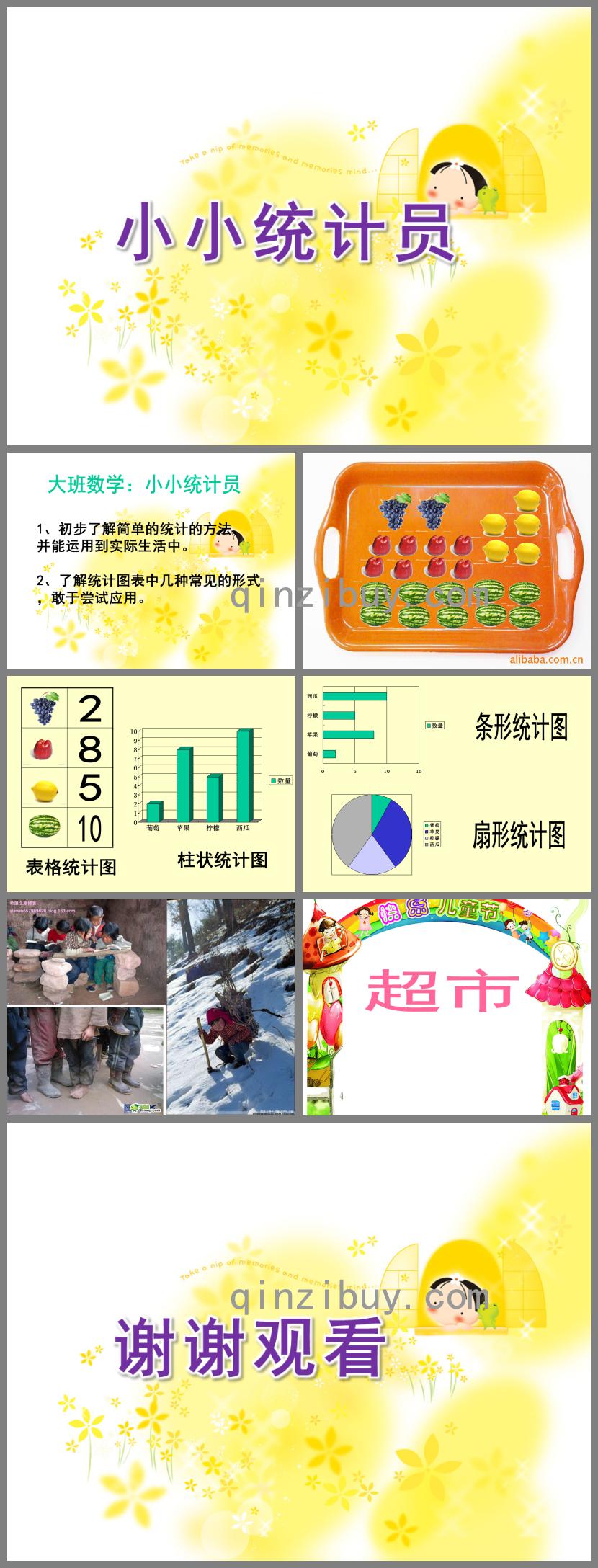 大班數學小小統計員PPT課件