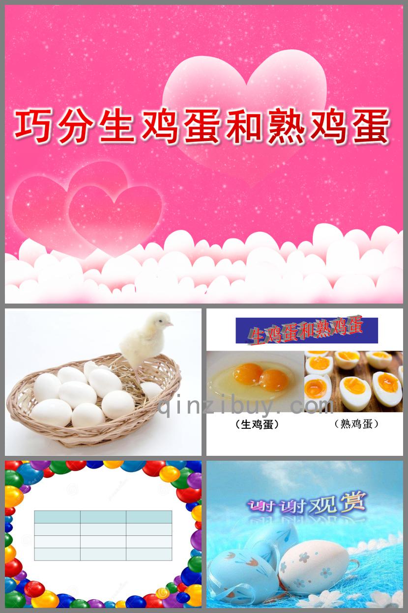 大班科學巧分生雞蛋和熟雞蛋PPT課件