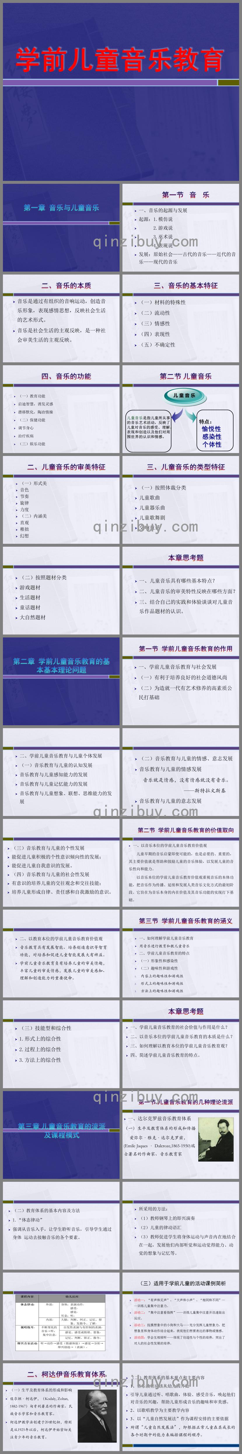 學前兒童音樂教育PPT課件