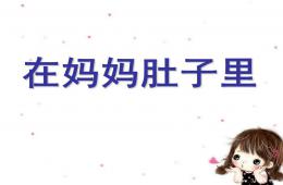 大班健康在媽媽肚子里PPT課件