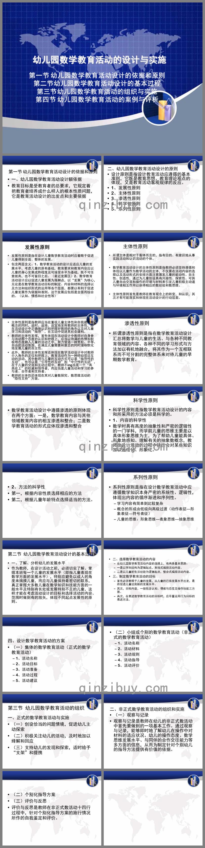 幼兒園數學教育活動的設計與實施PPT課件