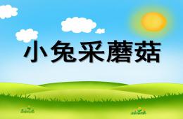 小班數學小兔采蘑菇PPT課件