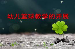幼兒籃球教學的開展PPT課件