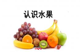 小班認(rèn)知水果PPT課件