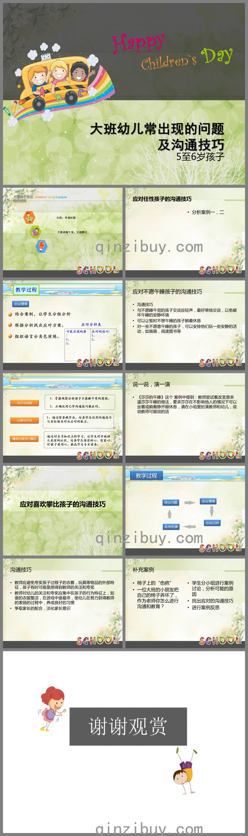 幼兒園大班幼兒常出現(xiàn)的問(wèn)題及溝通技巧PPT課件