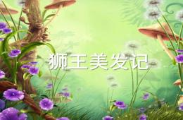大班美術活動獅王美發記PPT課件