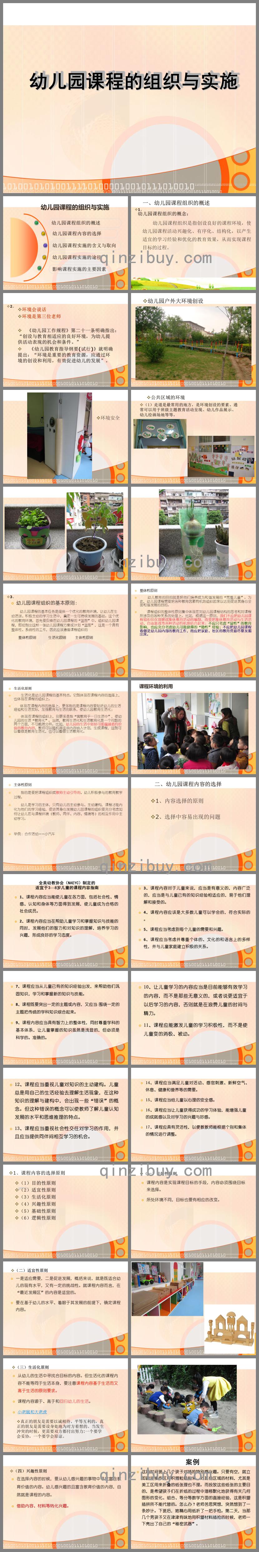 幼兒園課程組織與實施PPT課件