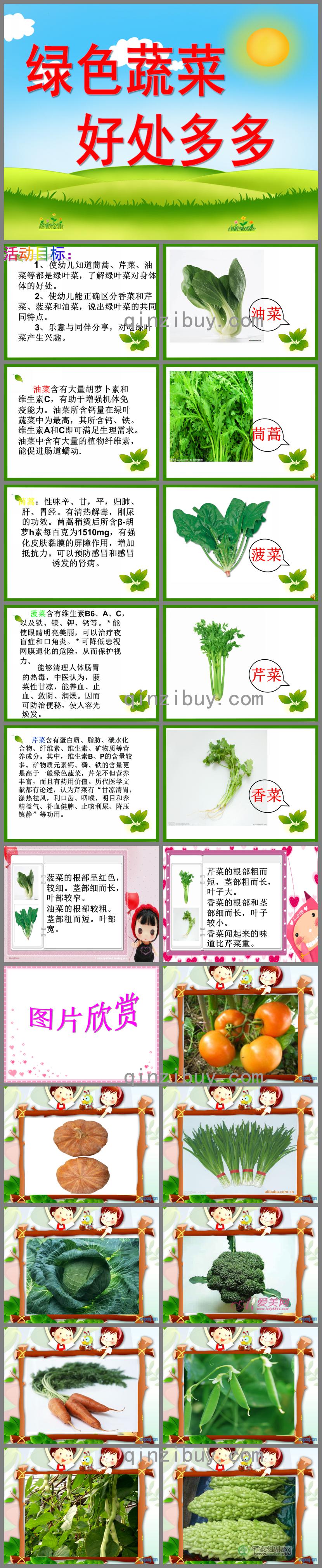 中班健康蔬菜PPT課件