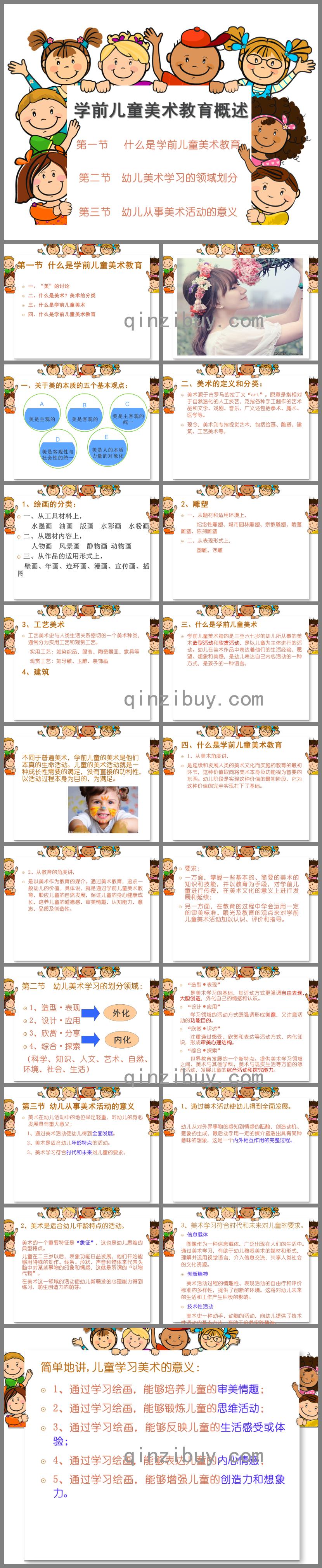 幼兒園學前兒童美術教育概述PPT課件