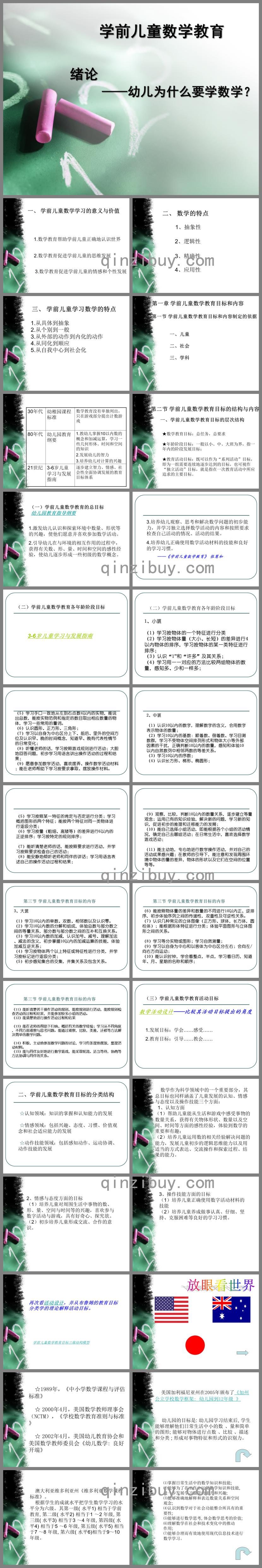幼兒園數學教育目標PPT課件