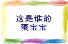 小班科學這是誰的蛋寶寶PPT課件