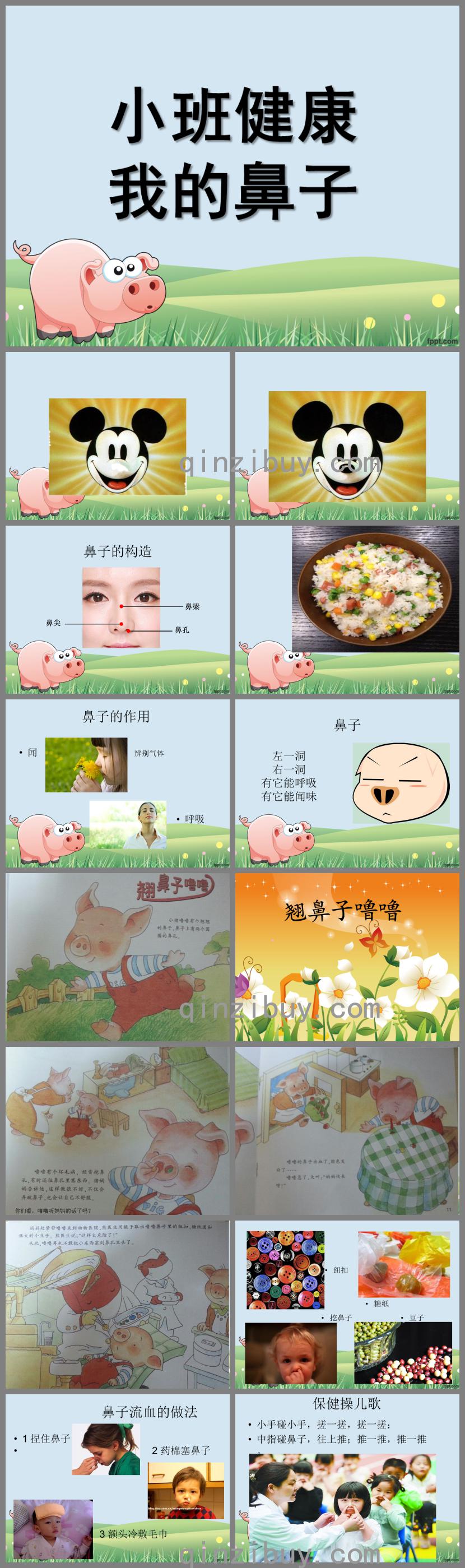 小班健康我的鼻子PPT課件