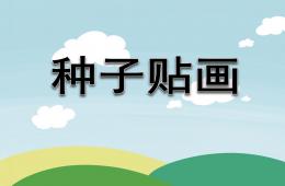 中班美術種子粘貼畫PPT課件