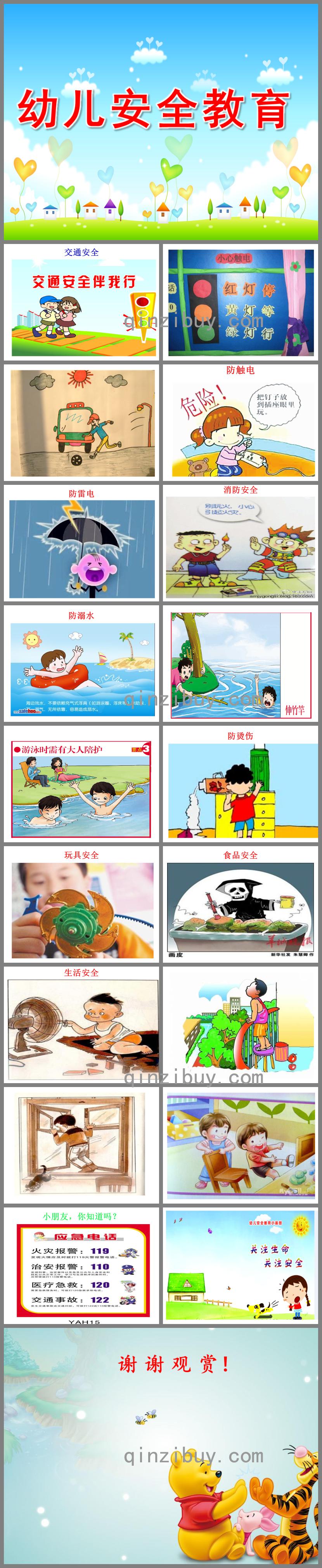 幼兒安全教育PPT課件