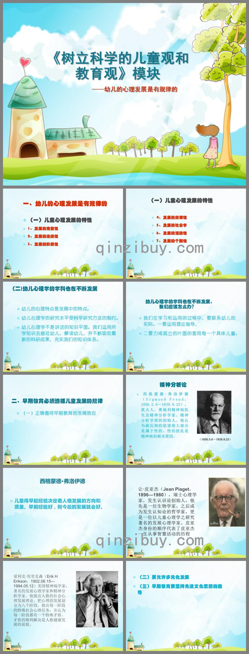 幼兒園樹立科學的兒童觀和教育觀PPT課件