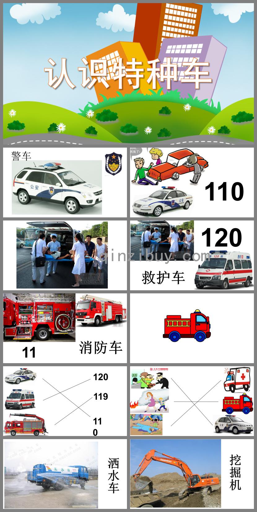 中班科學(xué)認(rèn)識(shí)特種車PPT課件