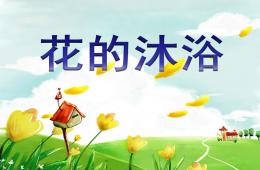 學(xué)前班語(yǔ)言花的沐浴PPT課件