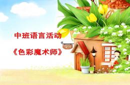 中班語言色彩魔術(shù)師PPT課件