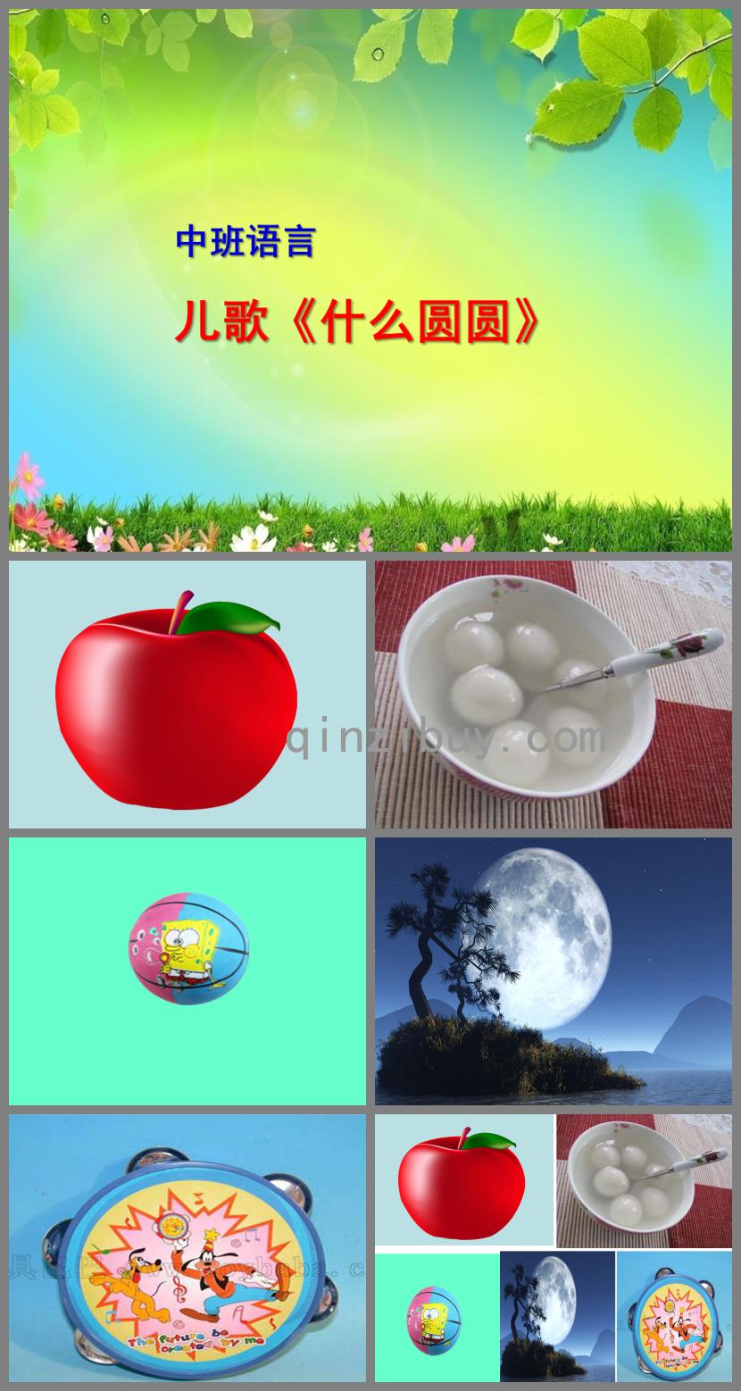 中班語言什么圓圓PPT課件
