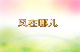 大班語言風在哪兒PPT課件