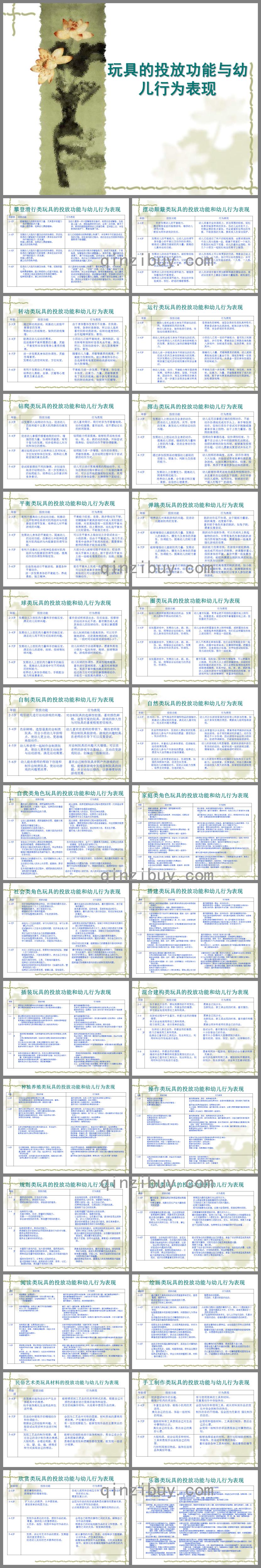 玩具的投放功能與幼兒行為表現PPT課件