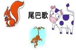 中班尾巴歌PPT課件