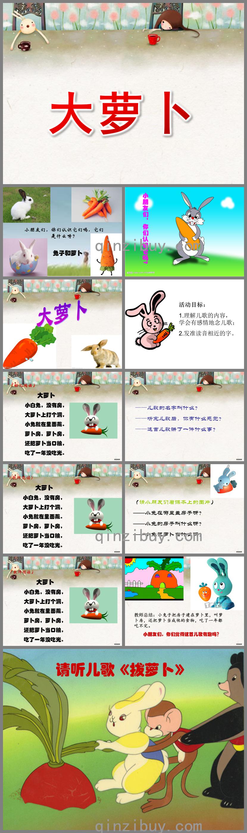 小班大蘿卜PPT課件