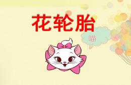 中班美術花輪胎PPT課件