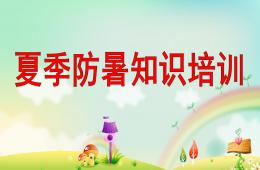 幼兒園如何預(yù)防夏季中暑PPT課件