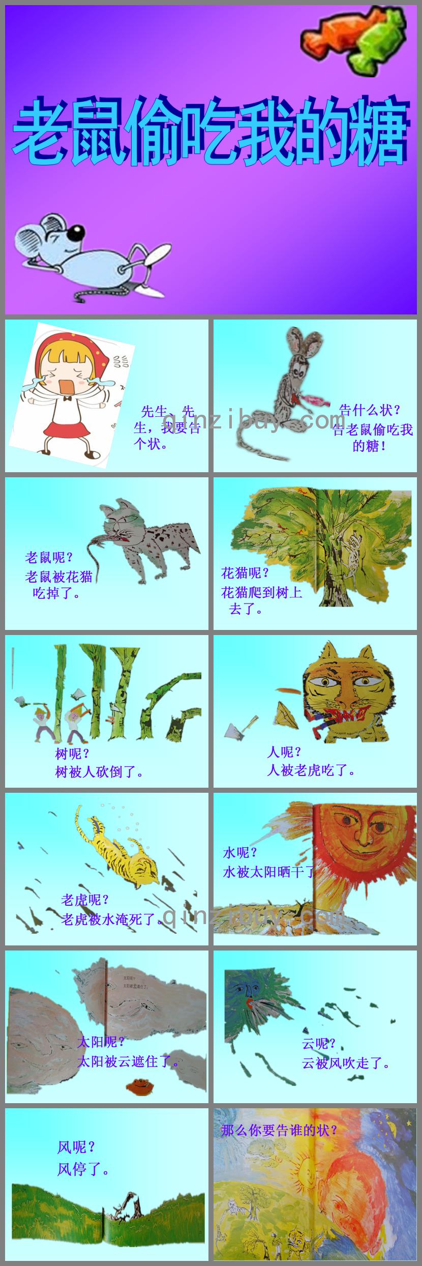 小班語(yǔ)言老鼠吃我的糖PPT課件