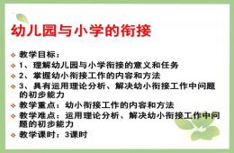 幼兒園與小學的銜接PPT課件