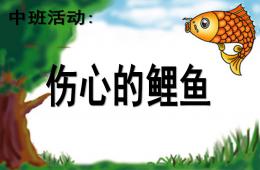 中班教學活動傷心的小鯉魚PPT課件