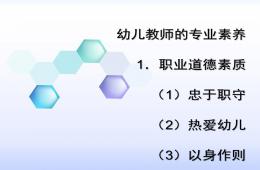 幼兒教師的專業素養PPT課件