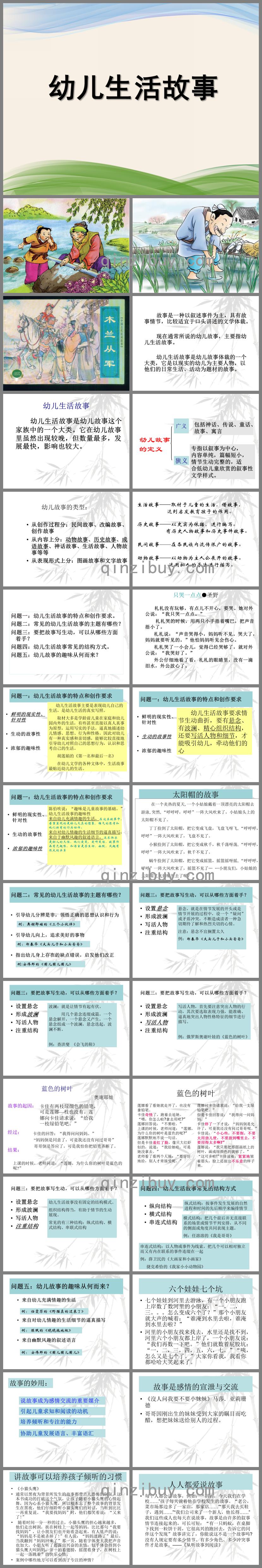 幼兒生活故事PPT課件