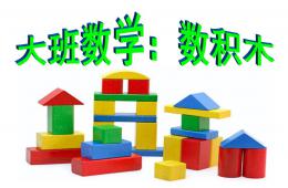 大班數學數積木PPT課件