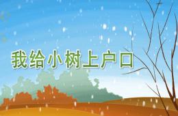 中班兒歌我給小樹上戶口PPT課件