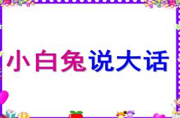 中班語言小白兔說大話PPT課件
