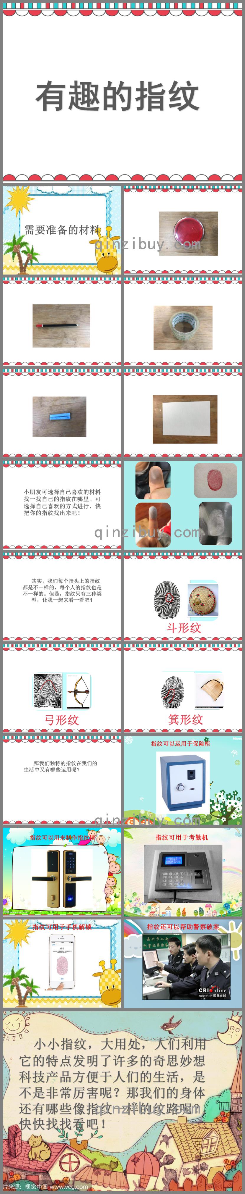 中班科學有趣的指紋PPT課件